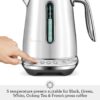 Breville BKE845BRT Smart Kettle Luxe Water Heater, 7 Cup, Black Truffle Breville BKE845BRT Smart Kettle Luxe Water Heater, 7 Cup, Black Truffle