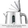 Breville BKE845BRT Smart Kettle Luxe Water Heater, 7 Cup, Black Truffle Breville BKE845BRT Smart Kettle Luxe Water Heater, 7 Cup, Black Truffle