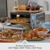 Breville BOV860DBL Smart Oven Air Fryer and Convection Oven, Damson Blue
