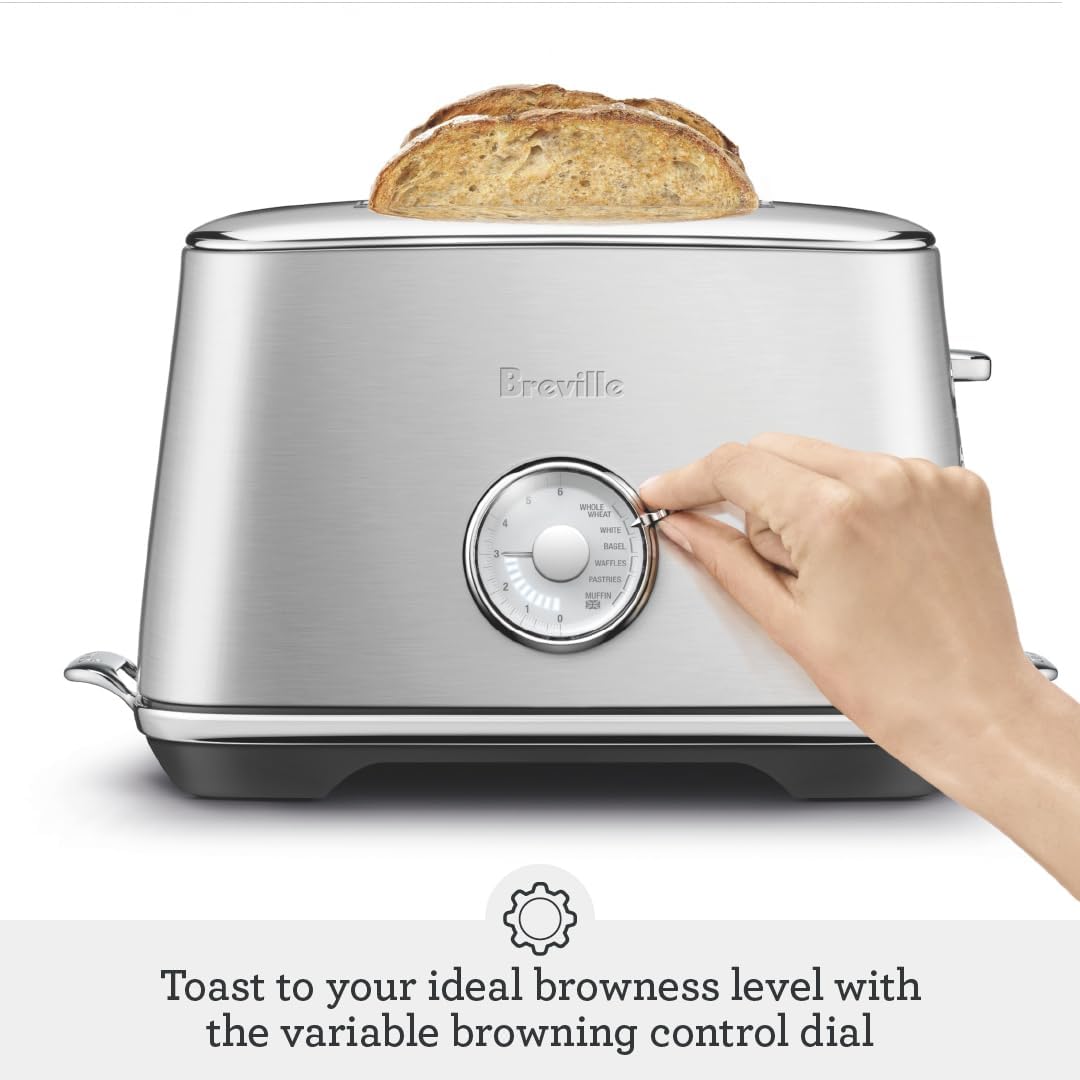 Breville BTA735OYS Toast Select Luxe Kitchen Toaster, 2 Slice, Oyster Shell 2 Breville BTA735OYS Toast Select Luxe Kitchen Toaster, 2 Slice, Oyster Shell