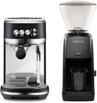 Breville Bambino Plus Espresso Machine Bundle w Baratza Encore ESP Espresso Grinder, Black BEP501BTR1BNA1