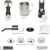 Breville Barista Express Impress Espresso Machine BES876DBL, Damson Blue