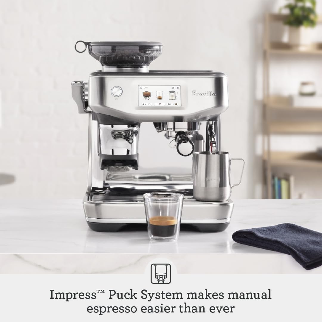 Breville Barista Touch Impress Espresso Machine BES881BTR, Black Truffle 1 Breville Barista Touch Impress Espresso Machine BES881BTR, Black Truffle