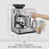 Breville Barista Touch Impress Espresso Machine BES881BTR, Black Truffle Breville Barista Touch Impress Espresso Machine BES881BTR, Black Truffle