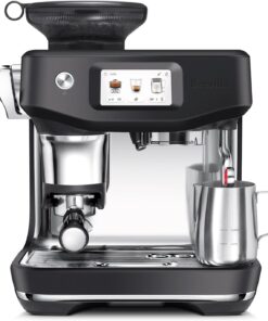Breville Barista Touch Impress Espresso Machine BES881BTR, Black Truffle