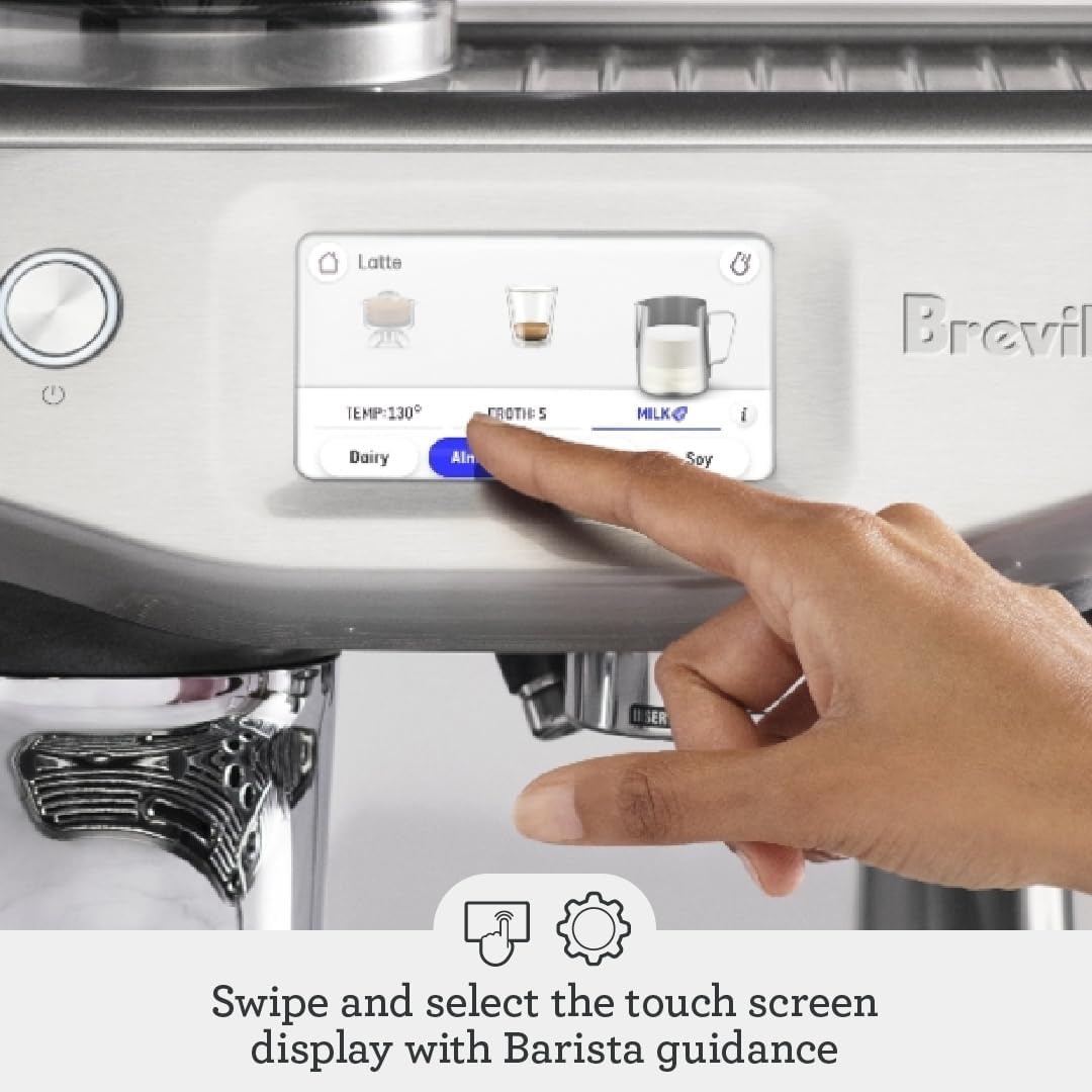 Breville Barista Touch Impress Espresso Machine BES881BTR, Black Truffle 4 Breville Barista Touch Impress Espresso Machine BES881BTR, Black Truffle