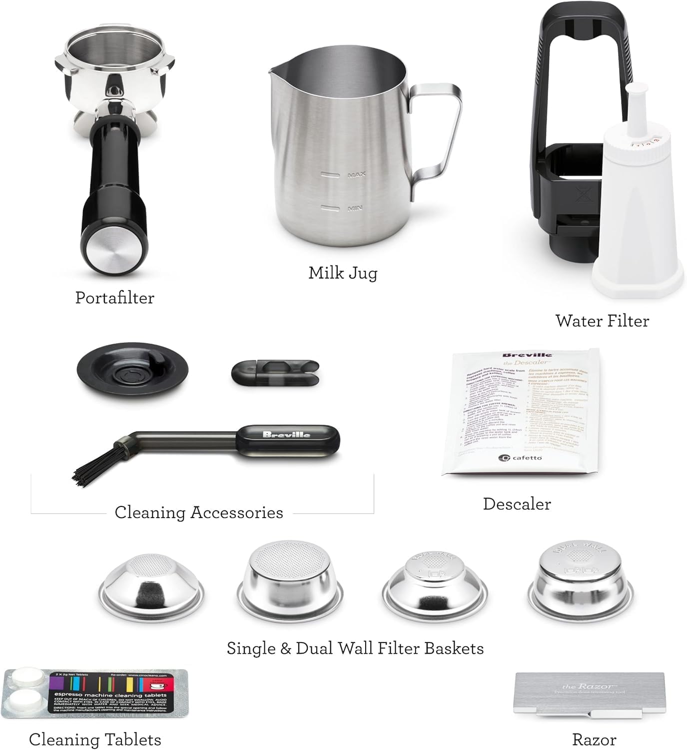 Breville Barista Touch Impress Espresso Machine BES881BTR, Black Truffle 8 Breville Barista Touch Impress Espresso Machine BES881BTR, Black Truffle