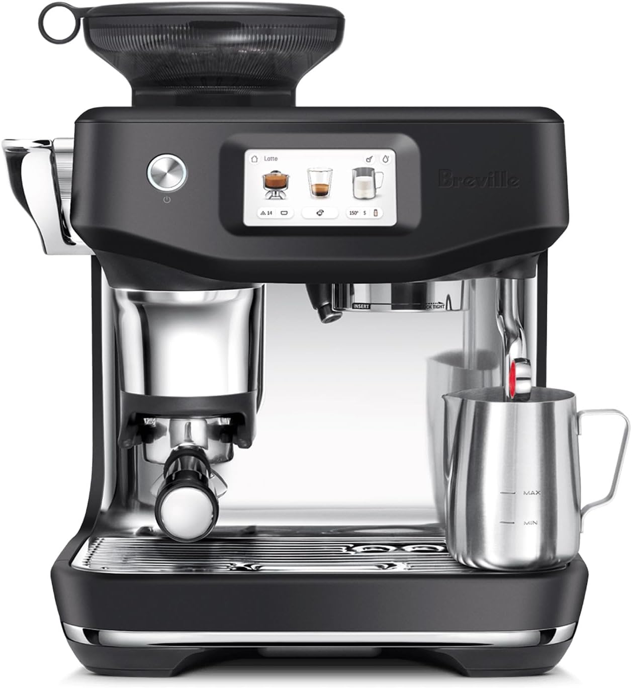 Breville Barista Touch Impress Espresso Machine BES881BTR, Black Truffle Breville Barista Touch Impress Espresso Machine BES881BTR, Black Truffle