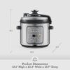 Breville Fast Slow Go Pressure Cooker BPR680BSS, Brushed Stainless Steel