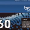 Brother Genuine High Yield Toner Cartridge, TN660, Replacement Black Toner, Page Yield Up to 2,600 Pages, Amazon Dash Replenishment Cartridge, Black, 1 pack Brother Genuine High Yield Toner Cartridge, TN660, Replacement Black Toner, Page Yield Up to 2,600 Pages, Amazon Dash Replenishment Cartridge, Black, 1 pack