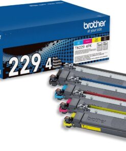 Brother Genuine TN2294PK Standard Yield 4-Pack Printer Toner Cartridges - Black, Cyan, Magenta, Yellow Toner Multipack