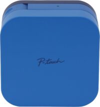 Brother P-Touch Cube Smartphone Label Maker, Bluetooth Wireless Technology, Multiple Templates Available, Apple & Android Compatible - Blue, 2.5 x 4.6 x 4.6 inches