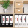 Brother QL-810W Professional Label Printer with USB and WIFI connectivity, Ultra-Fast printing up to 110 labels per minute with Standard Address label in Monochrome, Black & Red Printing Available