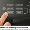 CHEFMAN Indoor Pizza Oven - Makes 12 Inch Pizzas in Minutes, Heats up to 800°F - Countertop Electric Pizza Maker with 5 Touchscreen Presets, Pizza Stone and Peel Included - Stainless Black