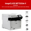 Canon Color imageCLASS MF753Cdw II - Wireless Duplex Laser Printer, All-in-One with Scanner, Copier, Fax, Auto Document Feeder, 3 Year Limited Warranty, 35 PPM Canon Color imageCLASS MF753Cdw II - Wireless Duplex Laser Printer, All-in-One with Scanner, Copier, Fax, Auto Document Feeder, 3 Year Limited Warranty, 35 PPM