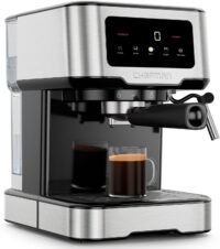 Chefman CraftBrew Espresso Machine, 15-Bar Pump Digital Espresso Maker