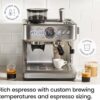 Chefman Crema Supreme 15 Bar Espresso Machine with Milk Frother, Barista Steam Wand, Stainless Steel