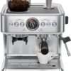 Chefman Crema Supreme 15 Bar Espresso Machine with Milk Frother, Barista Steam Wand, Stainless Steel