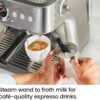 Chefman Crema Supreme 15 Bar Espresso Machine with Milk Frother, Barista Steam Wand, Stainless Steel