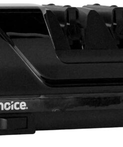 Chef’s Choice 0115200 Professional Electric Knife Sharpeners AngleSelect for 15- and 20-Degree Straight-Edge, 2-Stage, Black