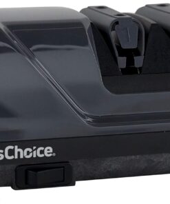 Chef'sChoice Professional Electric Knife Sharpeners Sharp-N-Hone With 100-Percent Diamond Abrasives And Precision Angle Guides, 2-Stage, Gray
