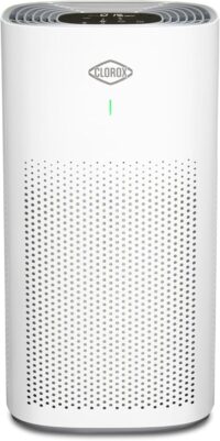 Clorox HEPA Air Purifiers for Home, True HEPA Filter, Medium Rooms Up to 1,500 Sq Ft, Removes 99.9% of Mold, Viruses, Wildfire Smoke, Allergens, Pet Allergies, Dust, AUTO Mode, Whisper Quiet