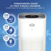 Clorox HEPA Air Purifiers for Home, True HEPA Filter, Medium Rooms Up to 1,500 Sq Ft, Removes 99.9% of Mold, Viruses, Wildfire Smoke, Allergens, Pet Allergies, Dust, AUTO Mode, Whisper Quiet