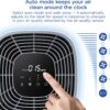 Clorox HEPA Air Purifiers for Home, True HEPA Filter, Medium Rooms Up to 1,500 Sq Ft, Removes 99.9% of Mold, Viruses, Wildfire Smoke, Allergens, Pet Allergies, Dust, AUTO Mode, Whisper Quiet