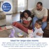 Clorox HEPA Air Purifiers for Home, True HEPA Filter, Medium Rooms Up to 1,500 Sq Ft, Removes 99.9% of Mold, Viruses, Wildfire Smoke, Allergens, Pet Allergies, Dust, AUTO Mode, Whisper Quiet
