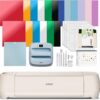 Cricut Explore 4 - Smart Cutting Machine (Seashell) Engagement Bundle - Includes Smart Vinyl, Cardstock, Transfer Tape, Iron On HTV, Mat, Pens, Tool Kit, & 25 Images in Design Space App26