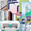 Cricut Joy Machine with Card Kit, Sampler Smart Vinyl Roll, Cutting Mats and Tool Set Bundle - Compact Tool for DIY Craft Projects and Decals, Beginner Craft Cutting Machine with Starting Materials