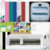 Cricut Joy Xtra Cutting Machine with EasyPress 3 9x9 and Heat Press Materials Bundle - Smart Bluetooth Craft Machine with Iron-On Vinyl and Iron Pressing Machine, Sublimation HTV for DIY Shirt Making