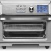Cuisinart TOA-65 Air Fryer Toaster Oven, Digital Display, 1800 Watt Air Fryer Toaster Oven Combo, ,Silver