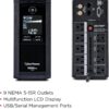 CyberPower CP1000AVRLCD Intelligent LCD UPS Battery Backup and Surge Protector, 1000VA/600W, 9 Outlets, AVR, Mini-Tower, UL Certified