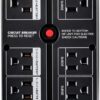 CyberPower CP1200AVR AVR UPS Battery Backup and Surge Protector, 1200VA/720W, 10 Outlets, Mini-Tower, UL Certified