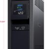 CyberPower CP1500PFCLCD PFC Sinewave UPS Battery Backup and Surge Protector, 1500VA/1000W, 12 Outlets, AVR, Mini Tower; UL Certified