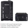 CyberPower CP800AVR AVR UPS Battery Backup and Surge Protector, 800VA/450W, 8 Outlets, Compact, UL Certified