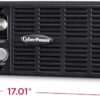 CyberPower OR1000PFCRT2U PFC Sinewave UPS System, 1000VA/700W, 8 Outlets, AVR, 2U Rack/Tower