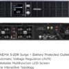CyberPower OR2200LCDRT2U Smart App LCD UPS System, 2200VA/1320W, 8 Outlets, AVR, 2U Rack/Tower