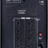 CyberPower PR1500LCD Smart App Sinewave UPS System, 1500VA/1500W, 8 Outlets, AVR, Mini-Tower