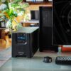 CyberPower PR1500LCD Smart App Sinewave UPS System, 1500VA/1500W, 8 Outlets, AVR, Mini-Tower
