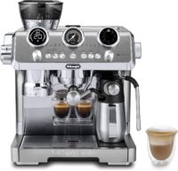 De'Longhi EC9885M La Specialista Maestro Espresso Machine with Grinder, Auto & Manual Milk Frother