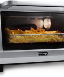 De'Longhi EO141164M Digital Air Fry Convection Toaster Oven 14L Stainless Steel, Air Fry Oven, 9-in-1