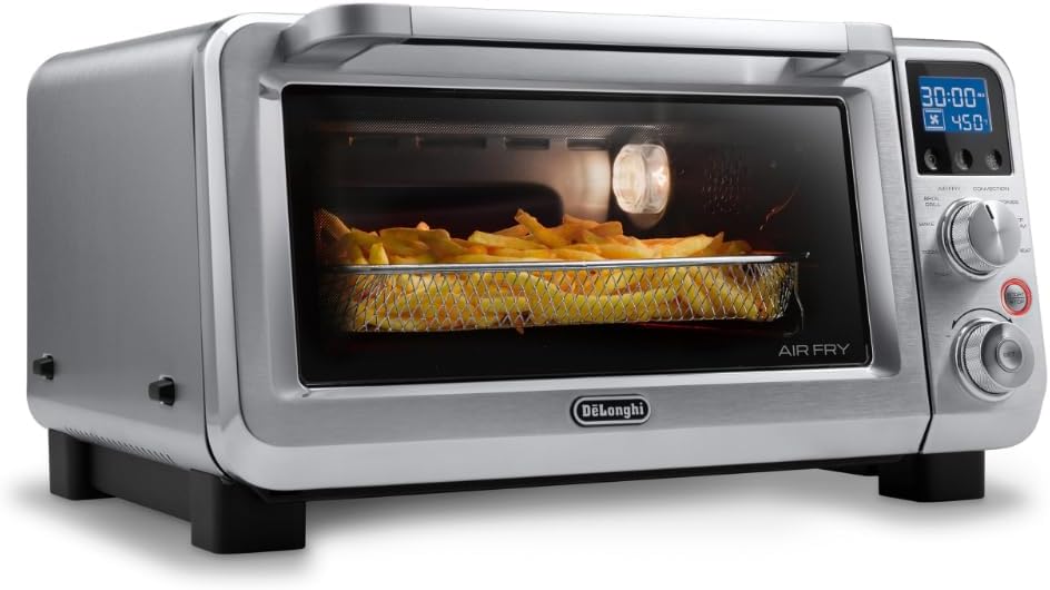 De'Longhi EO141164M Digital Air Fry Convection Toaster Oven 14L Stainless Steel, Air Fry Oven, 9-in-1 De'Longhi EO141164M Digital Air Fry Convection Toaster Oven 14L Stainless Steel, Air Fry Oven, 9-in-1