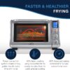 De'Longhi EO241264M 10-in-1 Digital Air Fryer, 24L, True Convection Toaster Oven with Internal Light, Stainless Steel