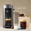 De'Longhi Nespresso Vertuo Plus Coffee and Espresso Maker by De'Longhi, Grey with Aeroccino Milk Frother