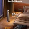 Dreo Space Heater Indoor, 30" Electric Heaters with Remote, 120° Oscillation, Adjustable Thermostat, 5 Heat & 3 Fan levels, 8 Safety Protections, 25dB Quiet, 1-12H Timer, Large Room Bedroom, Silver Dreo Space Heater Indoor, 30" Electric Heaters with Remote, 120° Oscillation, Adjustable Thermostat, 5 Heat & 3 Fan levels, 8 Safety Protections, 25dB Quiet, 1-12H Timer, Large Room Bedroom, Silver