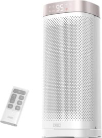 Dreo Space Heaters for Indoor Use, 1500W Fast Heating Portable Heaters with Remote, Large PTC Ceramic Electric for Bedroom, 12H Timer, 70° Oscillation, Overheat Protection, Safety Heat for Home Office, White