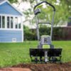 Earthwise Power Tools by ALM TC70018EW 14-Amp 18-Inch Electric Garden Tiller Cultivator, Fixed Tines, Black