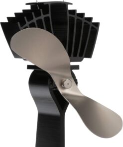 Ecofan AirMax Heat Powered Stove Fan - Powerful Classic Design, Exceptional Performance, Perfect for Wood Stoves, 175 CFM - Circulates Warm Air Efficiently & Reduces Fuel Cost